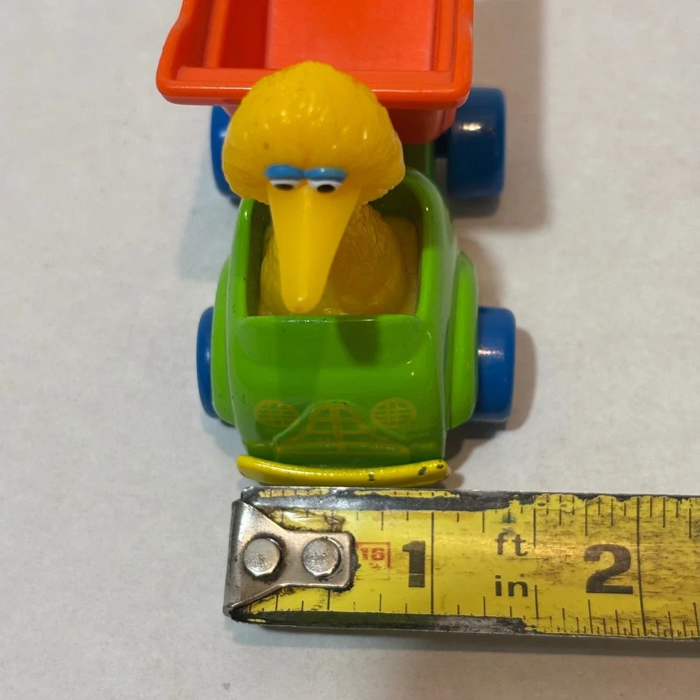 Vintage Playskool Toy Multi Color Vintage 1982 Big Bird Builders Dump Truck